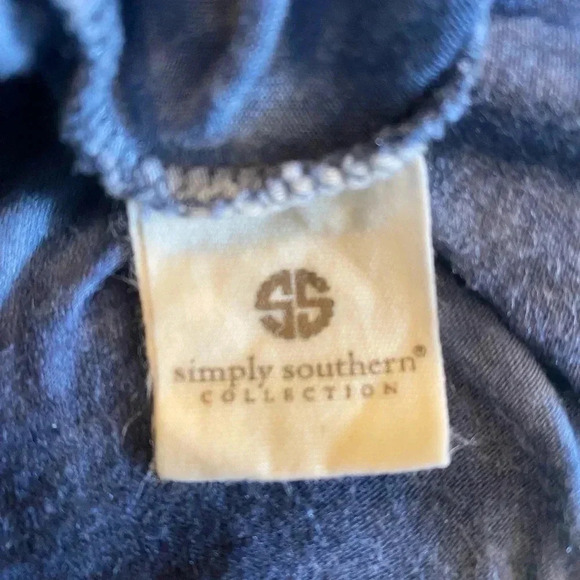 Simply Southern tie dye blue maxi summer dress - Picture 4 of 5